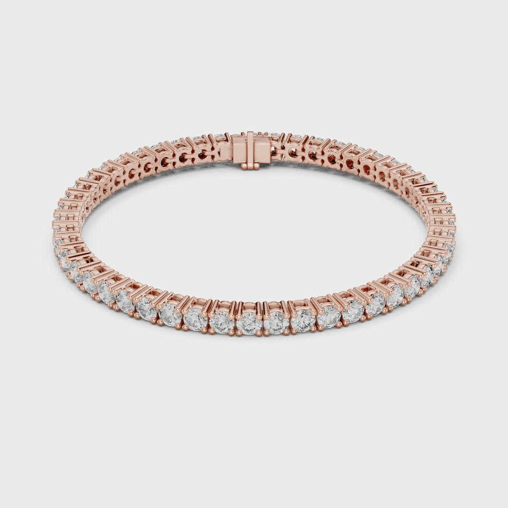Classic Round Diamond Tennis Bracelet (6.37 Ct TW)