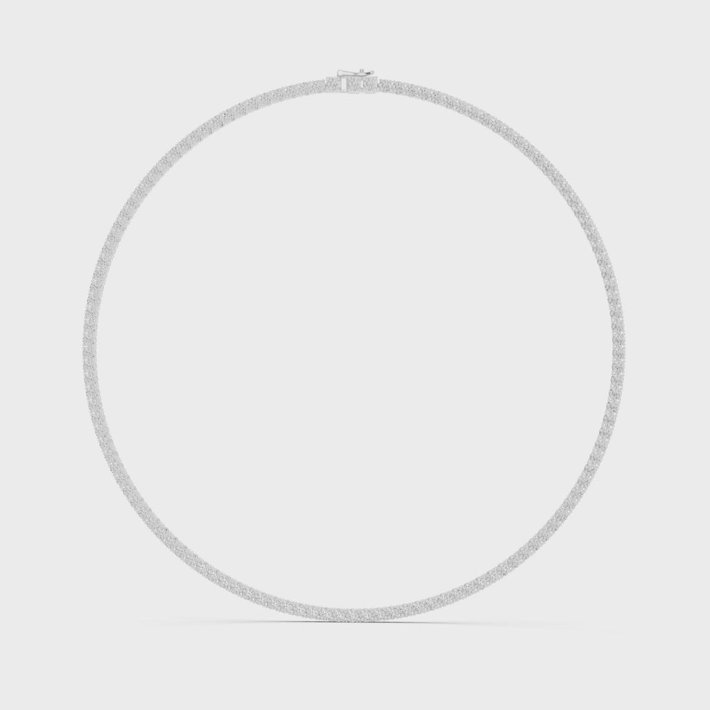 Classic 4.00 mm Lab-Grown Diamond Tennis Necklace (124 Stones | 37.20 Ct TW)